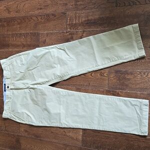 Tommy Hilfiger Cotton Khaki Chino Custom Fit Men's Pants Size W34 L32‎ Tan